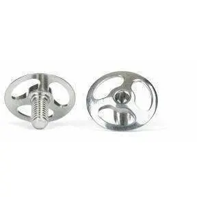 Avid Titanium Wing Screws.  Polished 1