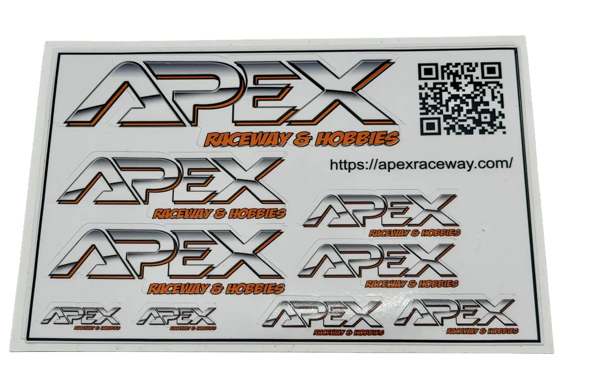 Apex Raceway Decal Sheets (4.5X6.5) 1