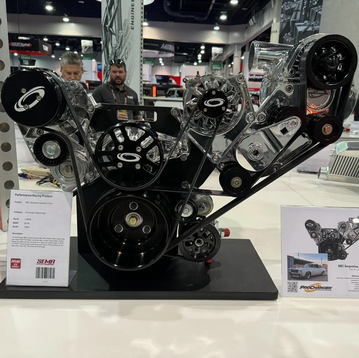 1,450Hp F2 Procharged 555Ci Big Block Chevy Engine, Complete 1