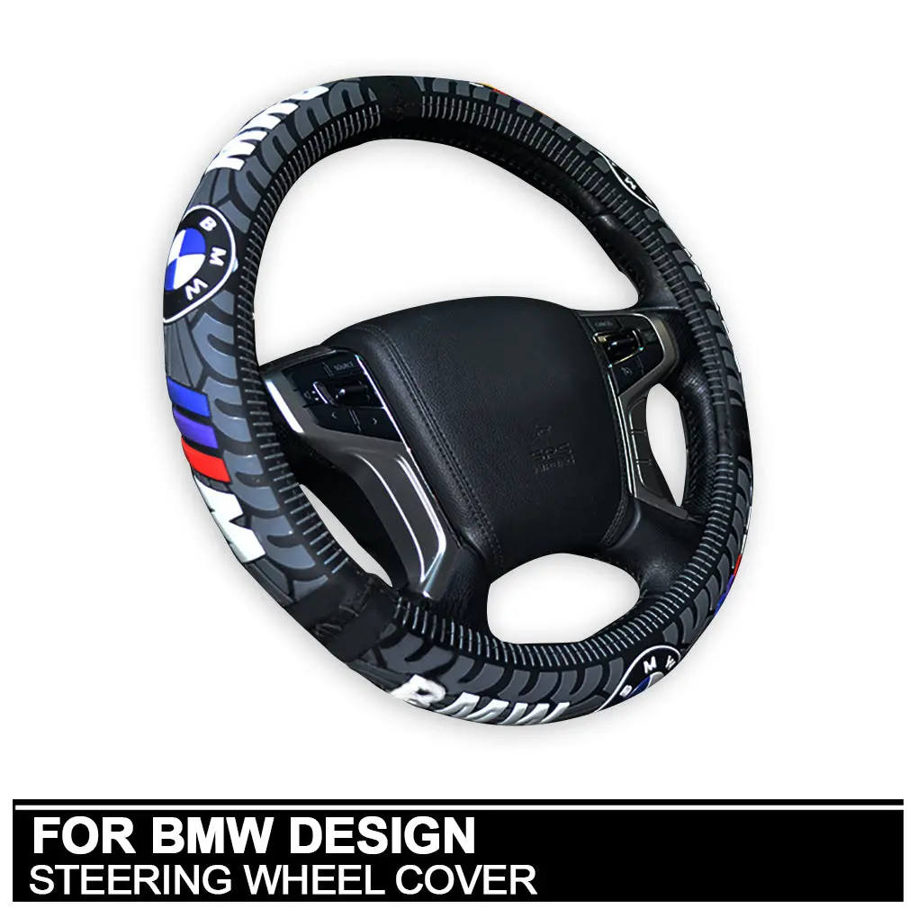 Bmw Racing Steering Wheel Cover 1