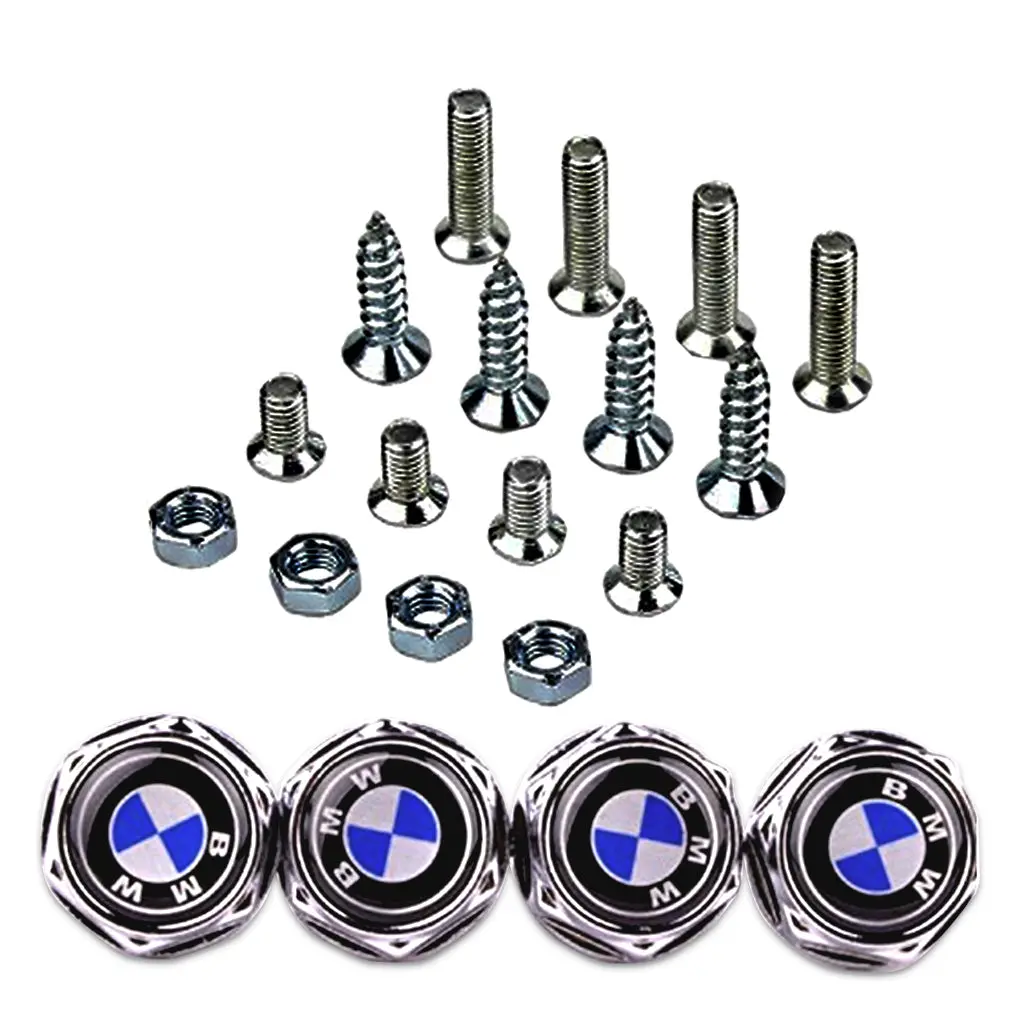 Bmw Car License Plate Frame Screws 1