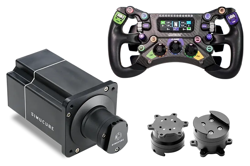 Simucube 2 Pro + Conspit 300Gt Steering Wheel Bundle 1