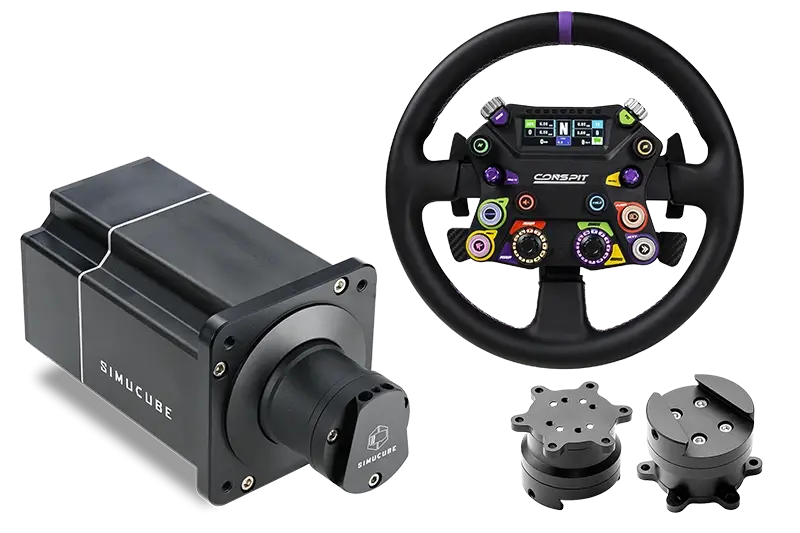 Simucube 2 Pro + Conspit 310 Apex Steering Wheel Bundle 1
