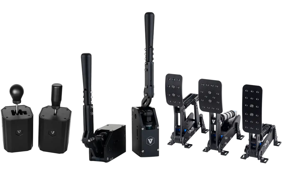 Vnm Simulation Complete Control Bundle – Shifter, Handbrake V1.5 & 3-Pedal Set 1