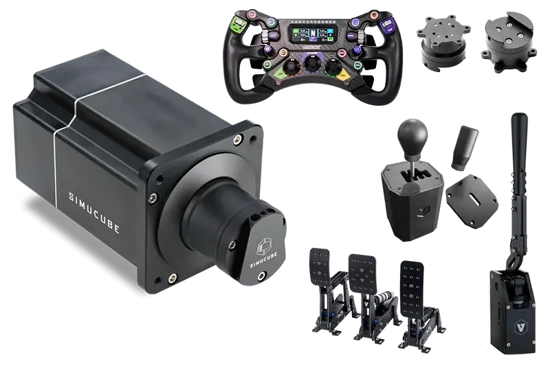 Bundle - Wheelbase, Wheel, Pedal Set, Shifter And Handbrake 1