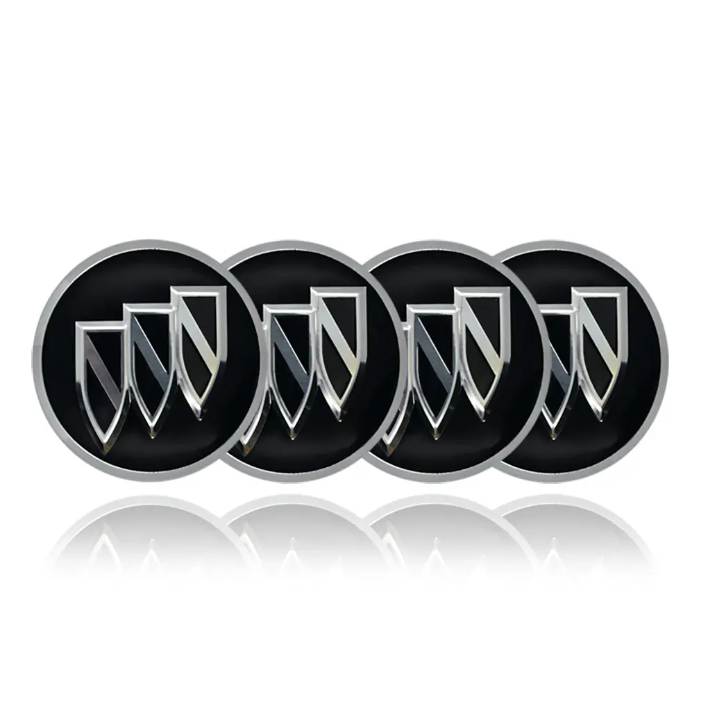 Buick Car Center Wheel Cap Badge Aluminum Metal Sticker 1