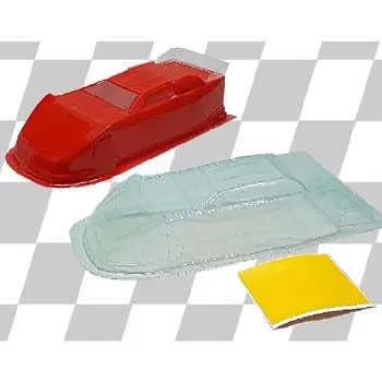 Caveman 1/32 Dirt Late Model Clear Body 1