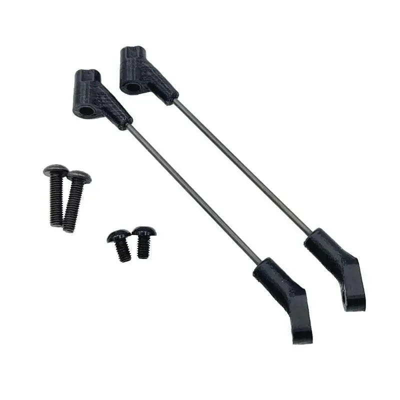 Rcm-Cbs-Hrpp 3D Pro Carbon Ultra-Lite Anti-Tuck Stiffener Set For Horizontal Rear Post Body Mounts Pro 1