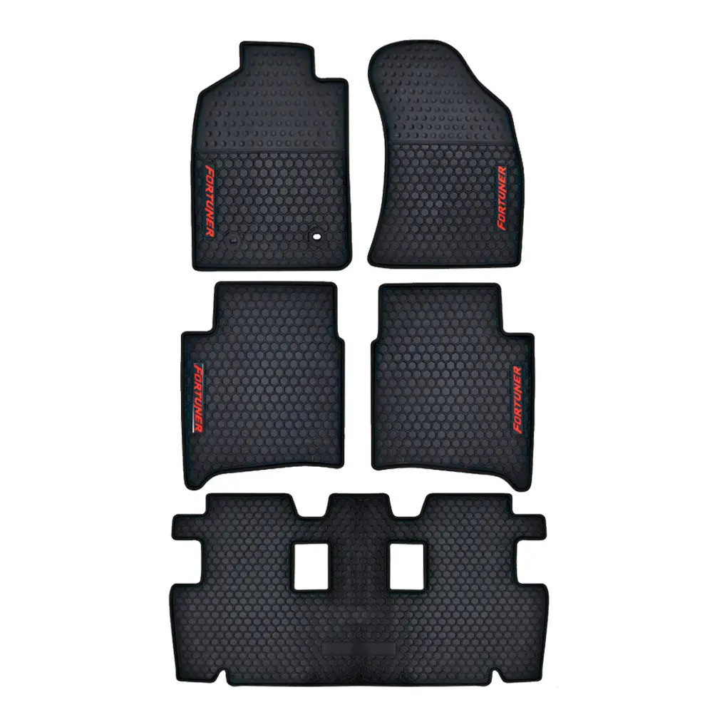Toyota Fortuner 2005-2015 Premium Rubber Mat / Guard (High Quality) 2