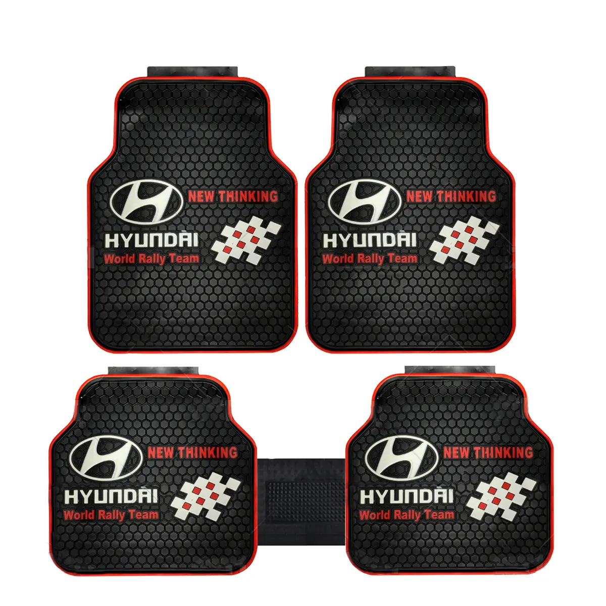 Hyundai Universal Car Floor Premium Rubber Matting Protector / Guard (High Quality) 1