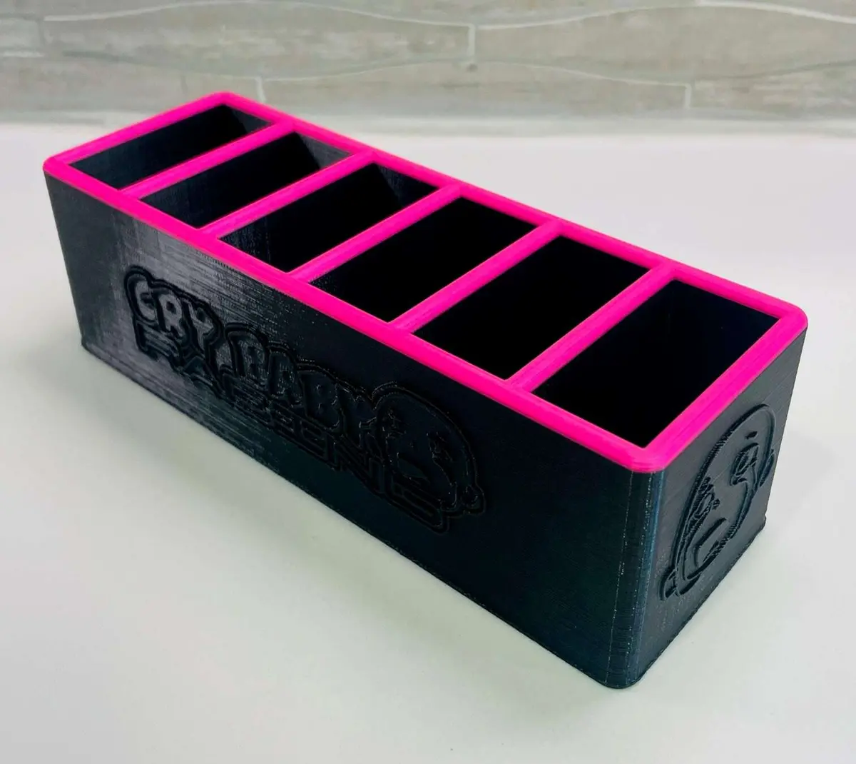 Cry Baby Racing Battery Holder (Breast Cancer Edition) 1