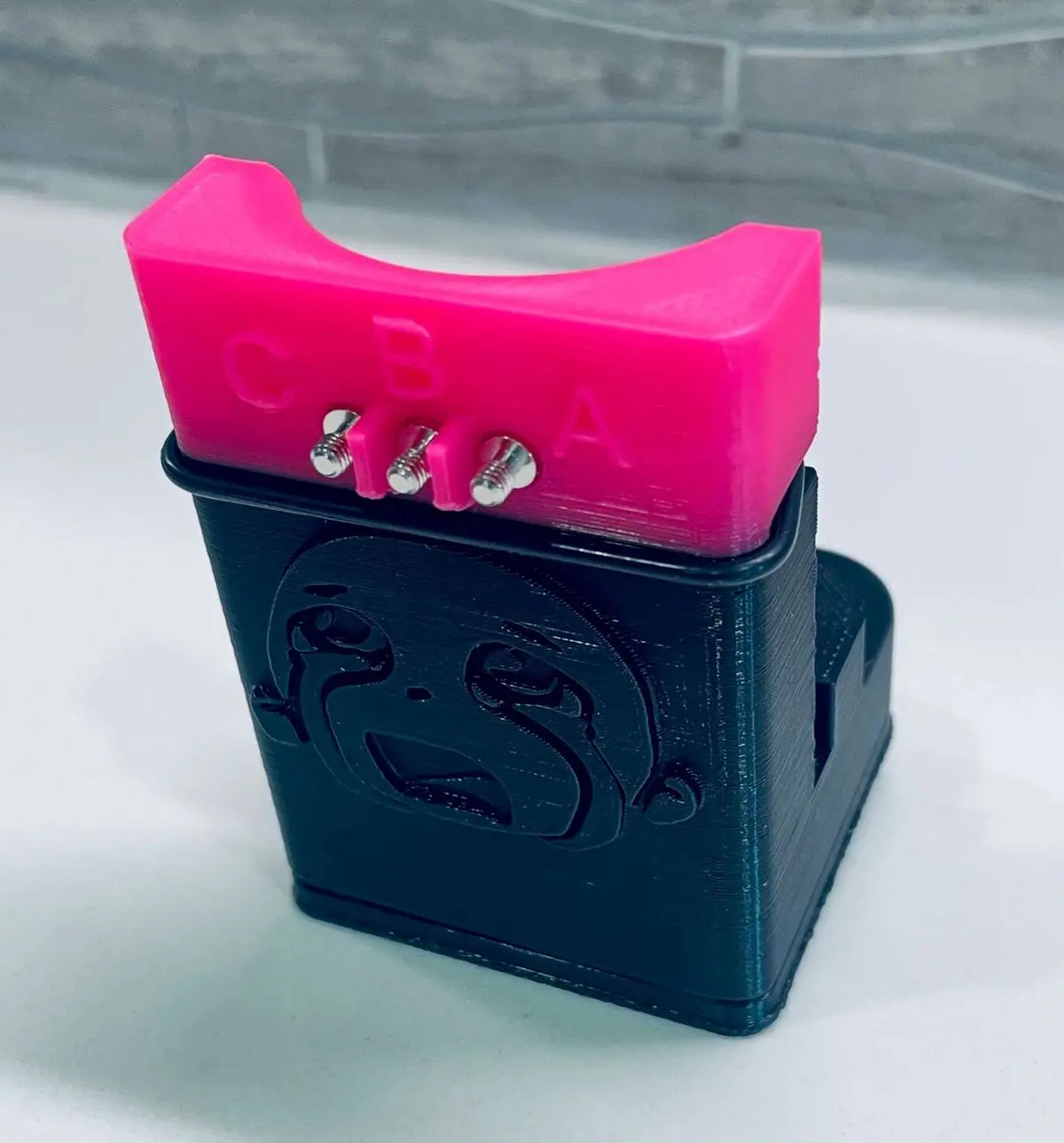Cry Baby Racing Motor Stand (Breast Cancer Edition) 1