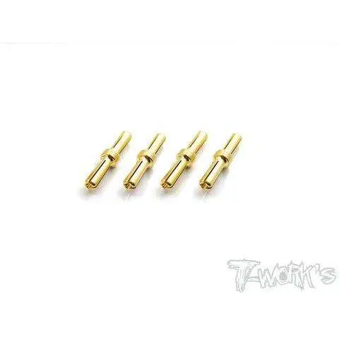 Tworks 5Mm Gold Dual Battery Plug (4Pcs) 1