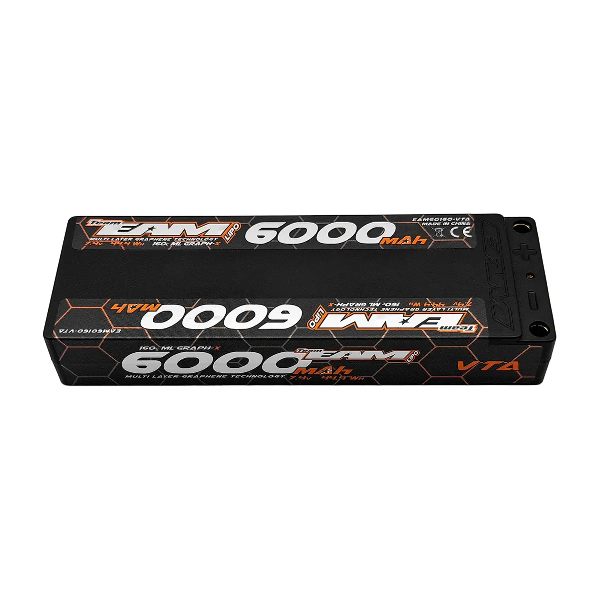 Team Eam 6000Mah 160C Ml Graph-X Formula Lipo Battery-  Vta Spec 1