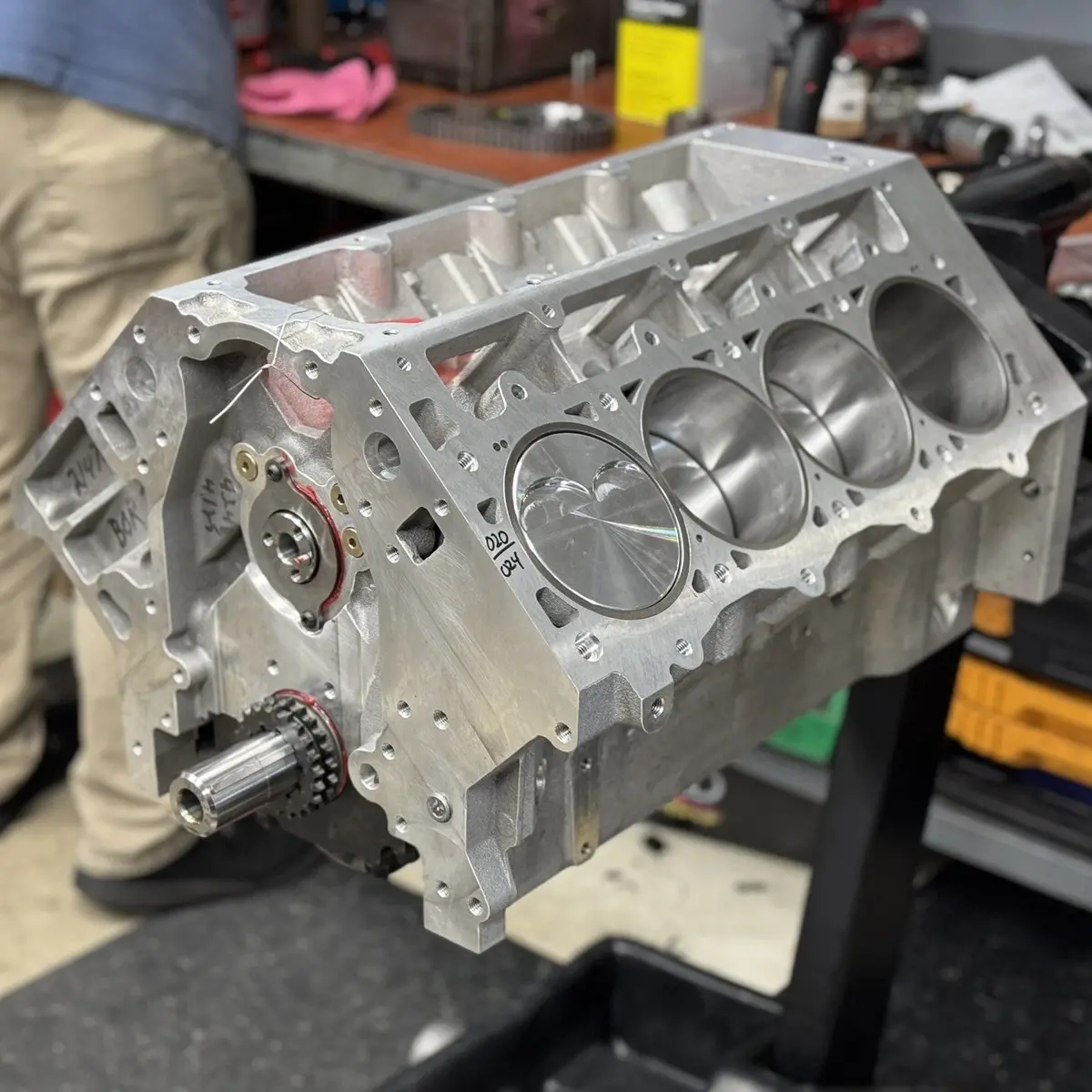 427 Ci Aluminum Ls Short Block - Callies 8-Cwt Crank For Na Applications 5