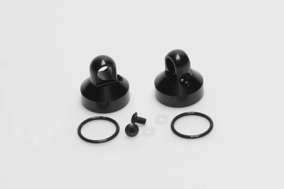 Aluminum Bleeder Screw Caps For Associated Narrow Bore Shock Absorbers 1