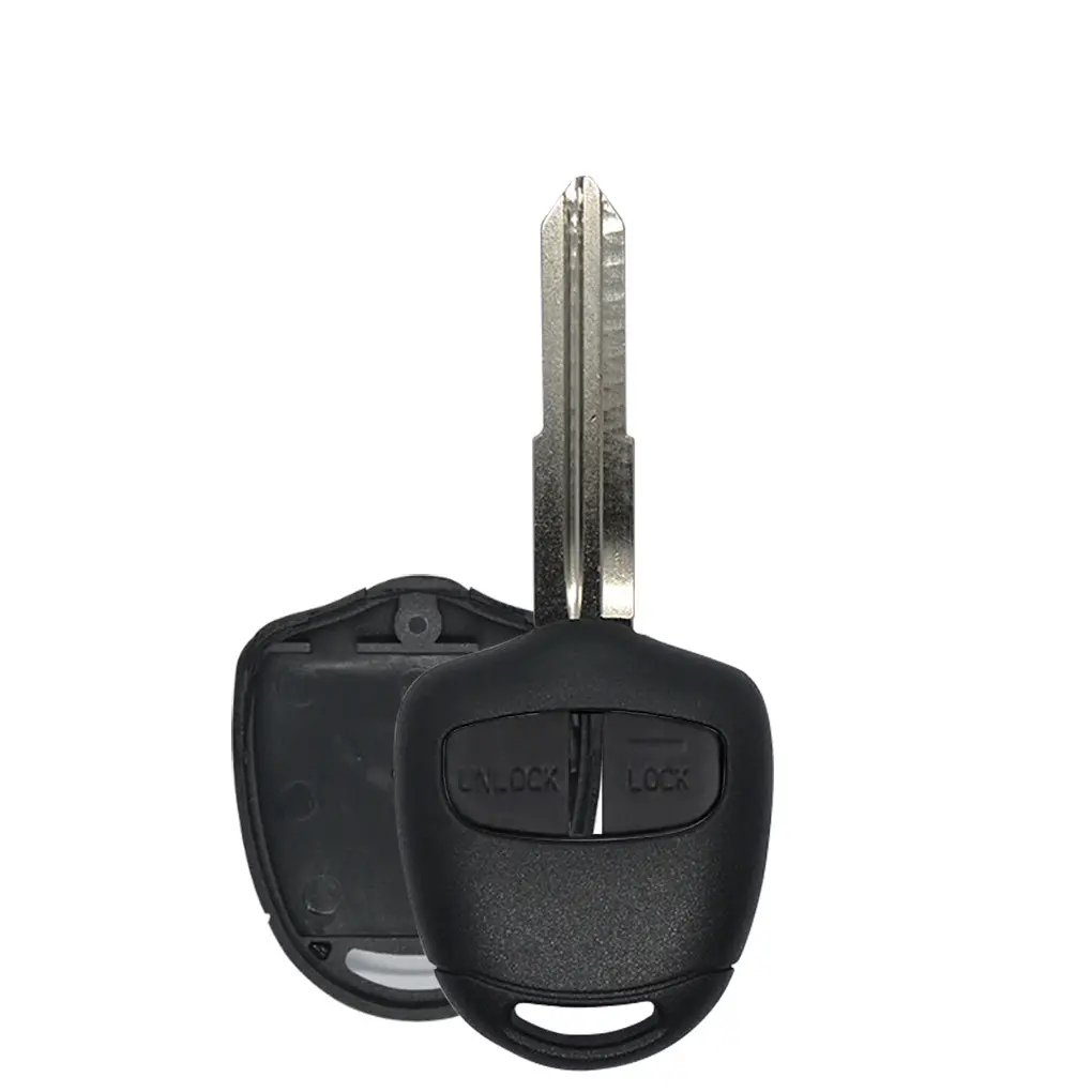 Replacement 2 Buttons Keyless Entry Remote Car Key Fob Shell Case Protection Cover For Mitsubishi 1