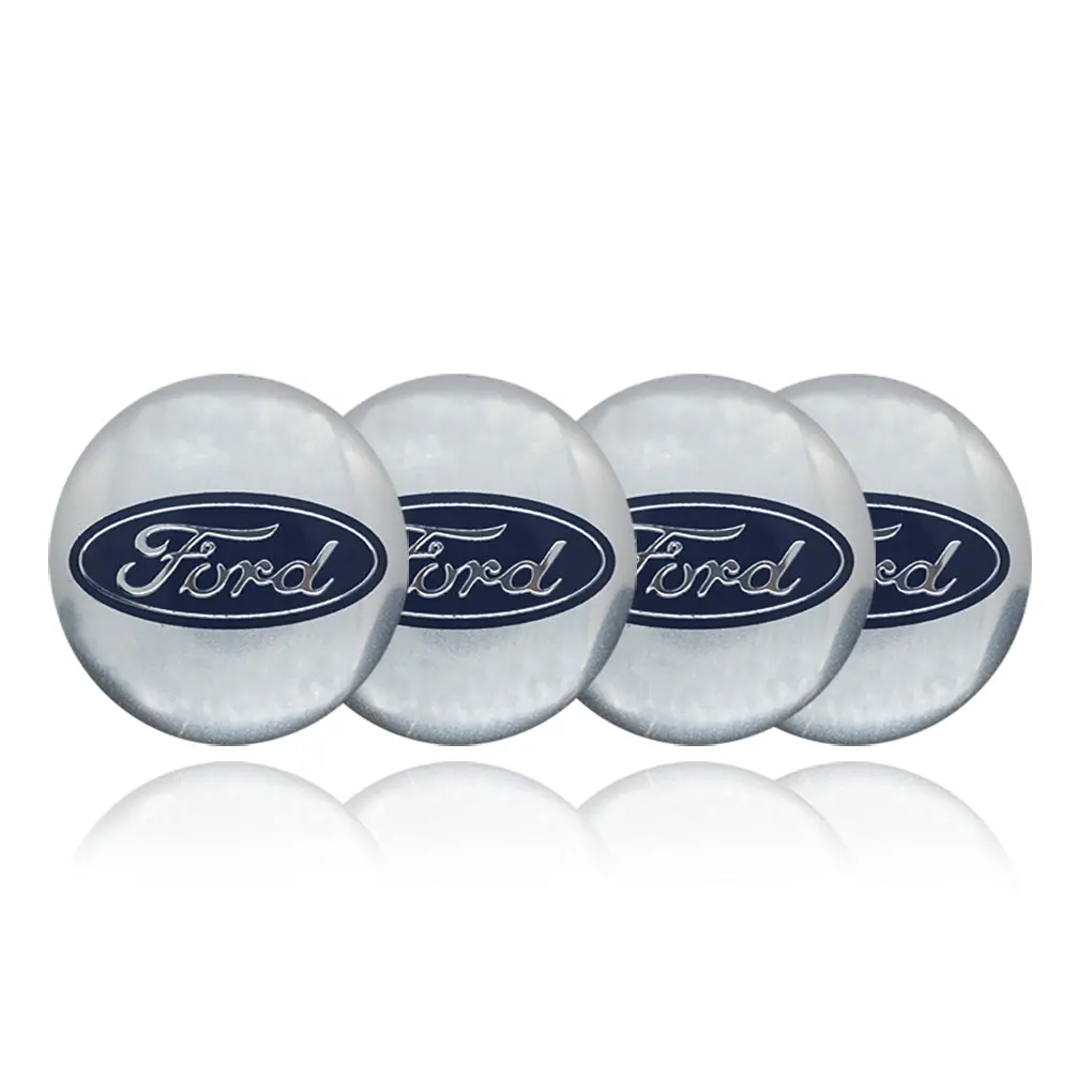Ford Car Center Wheel Cap Badge Aluminum Metal Sticker 1