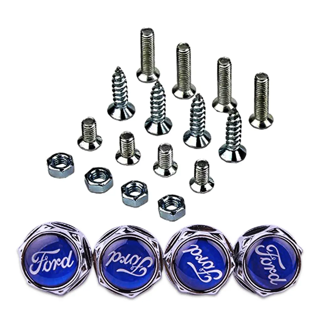 Ford Car License Plate Frame Screws 1