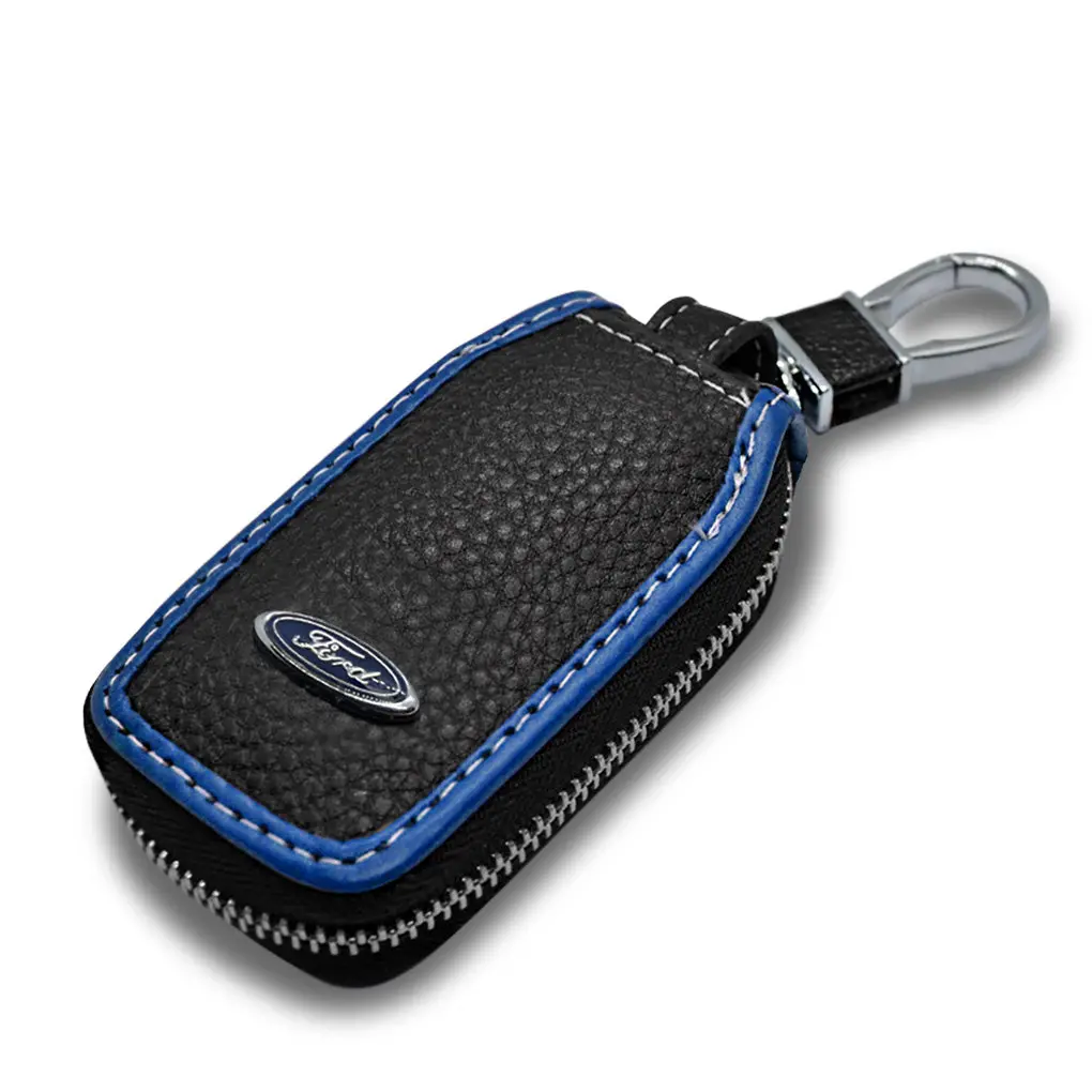 Ford Leather Metal Universal Car Key Remote Holder Car Key Case 1