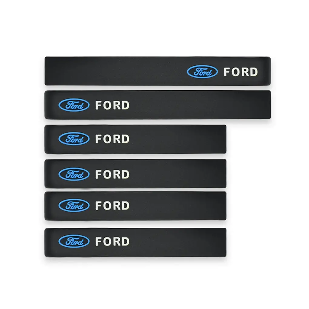 6Pcs Ford Car Sticker Door Guard And Side Mirror Protector 1