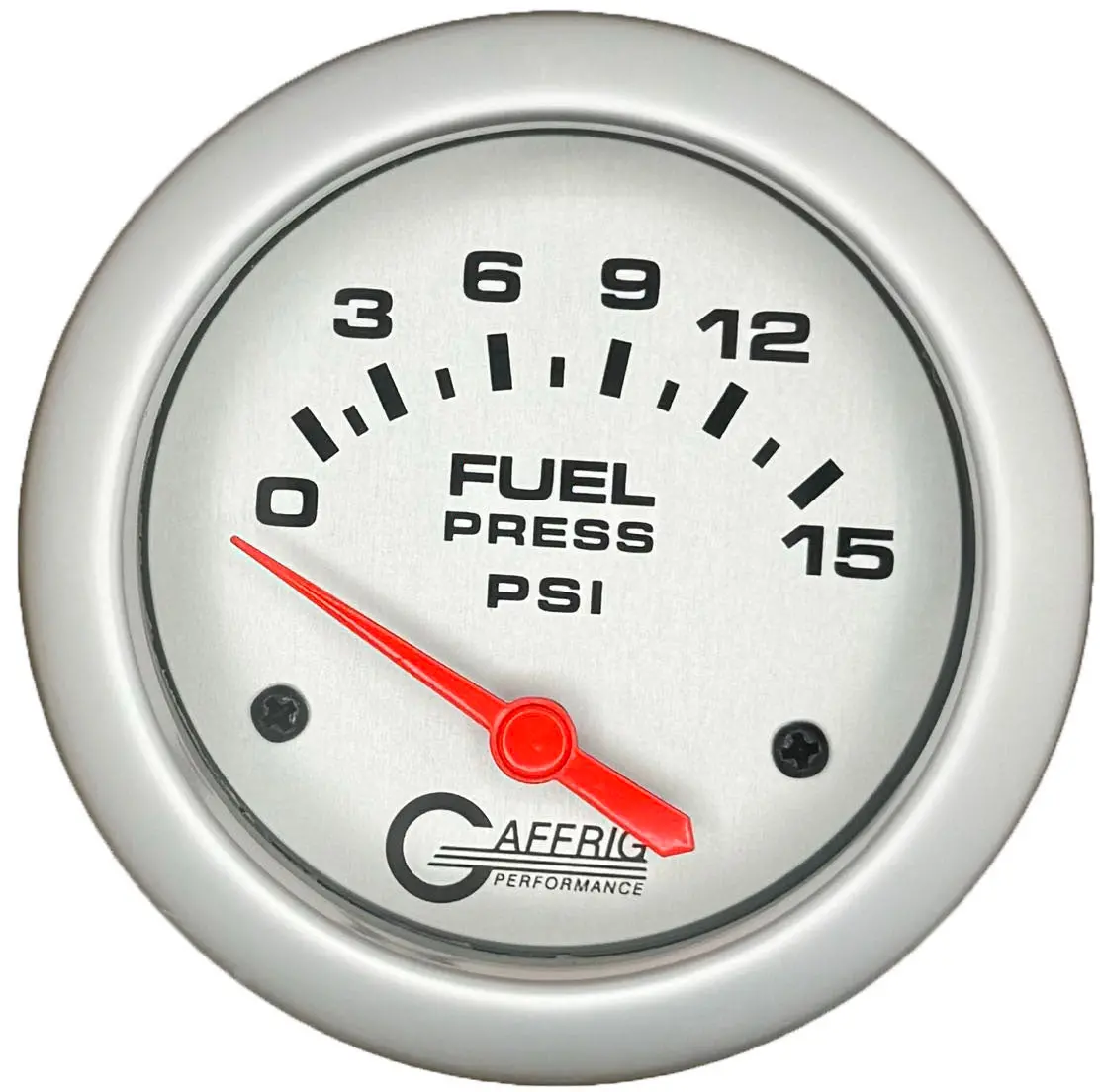 Gaffrig Part #11007 2 5/8 Inch Electric Fuel Pressure Marine Boat Gauge 0-15 Psi - Includes Sender Platinum 1