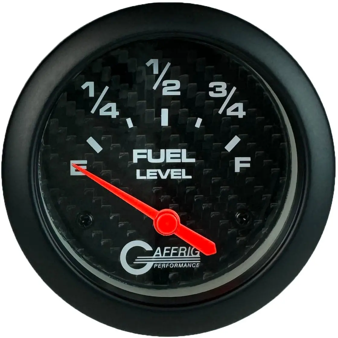 Gaffrig Part #12000 2 5/8 Inch Electric Fuel Level Marine Boat Gauge 240-33 Ohms Carbon Fiber 1