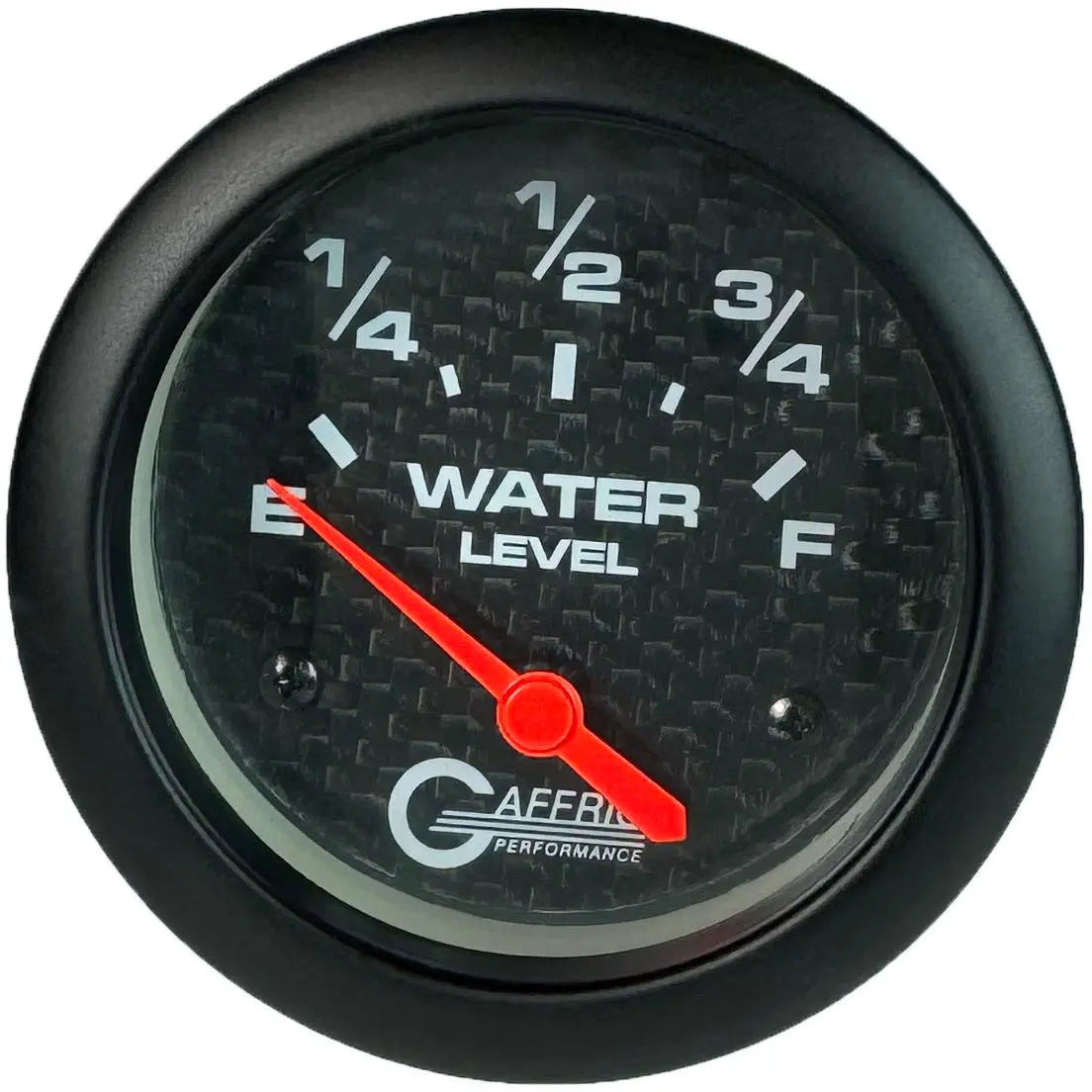 Gaffrig Part #12009 2 5/8 Inch Electric Water Level Marine Boat Gauge 240-33 Ohms Carbon Fiber 1