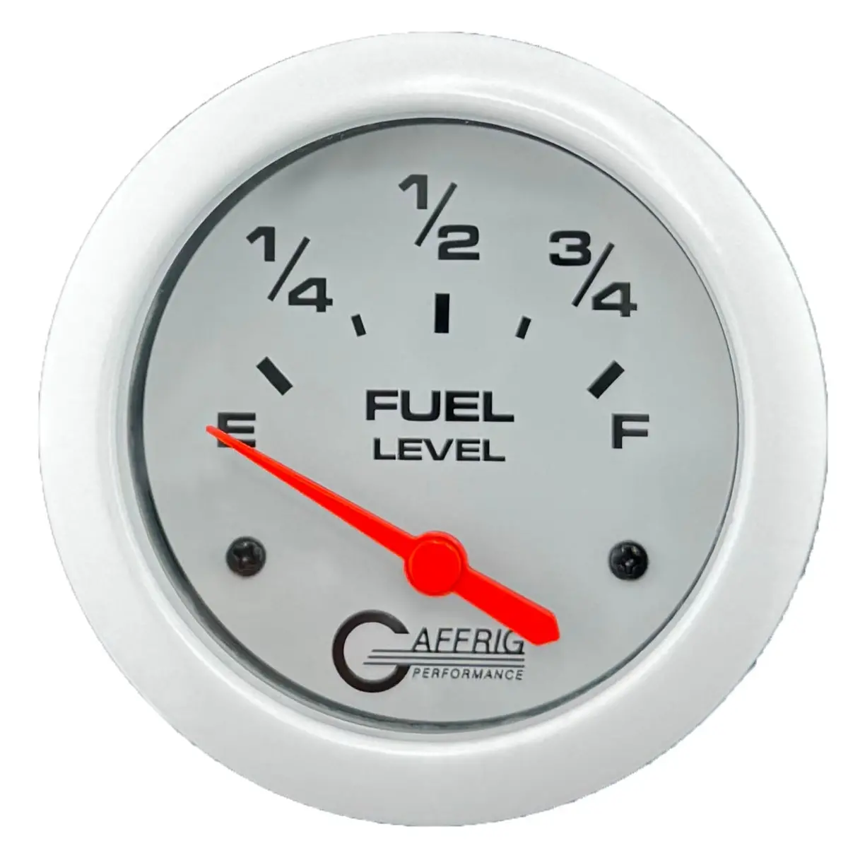 Gaffrig Part #13000 2 5/8 Inch Electric Fuel Level Marine Boat Gauge 240-33 Ohms White 1