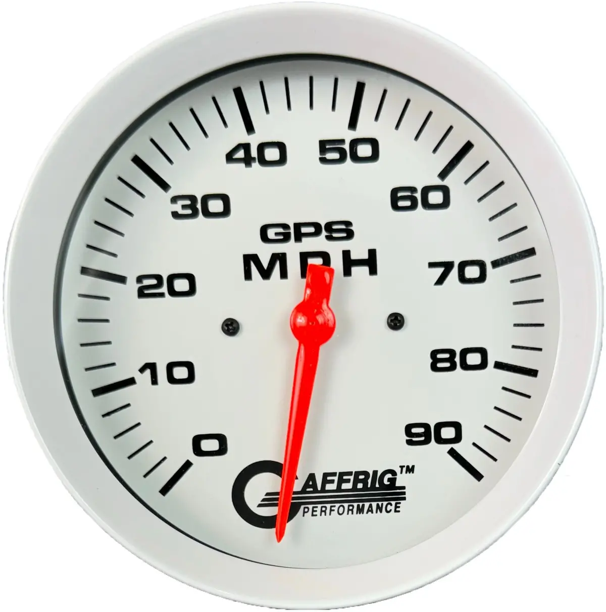 Gaffrig Part #194541 4 5/8 Inch Gps Analog 90 Mph Speedometer Marine Boat Gauge Head Only White 1