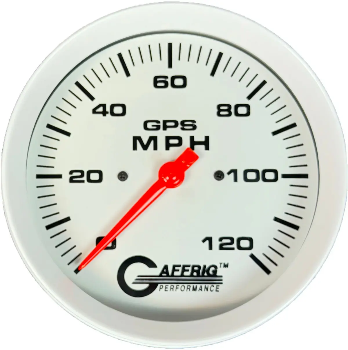 Gaffrig Part #194543 4 5/8 Inch Gps Analog 120 Mph Speedometer Marine Boat Gauge Head Only White 1