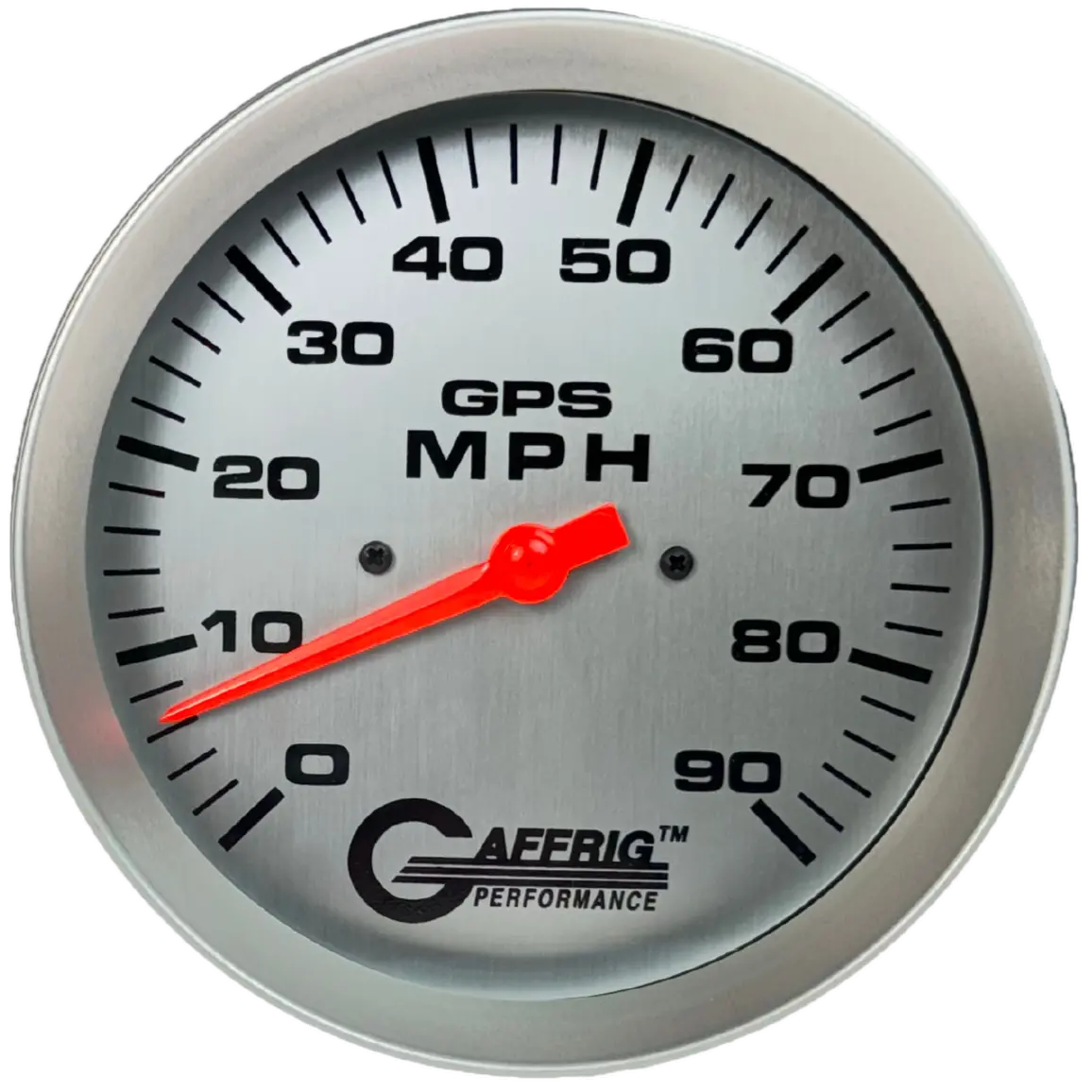 Gaffrig Part #194547 4 5/8 Inch Gps Analog 90 Mph Speedometer Marine Boat Gauge Head Only Platinum 1