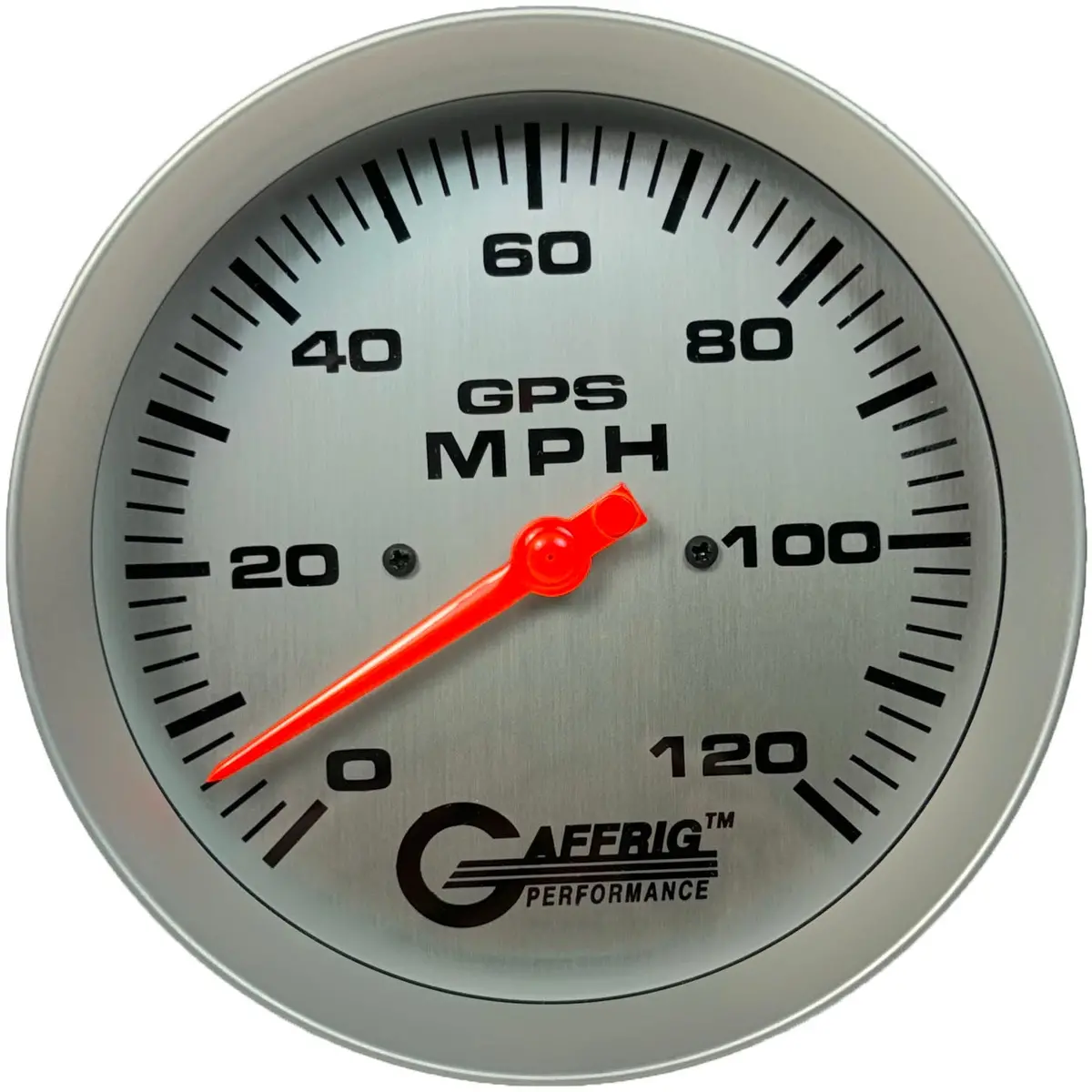 Gaffrig Part #194549 4 5/8 Inch Gps Analog 120 Mph Speedometer Marine Boat Gauge Head Only Platinum 1