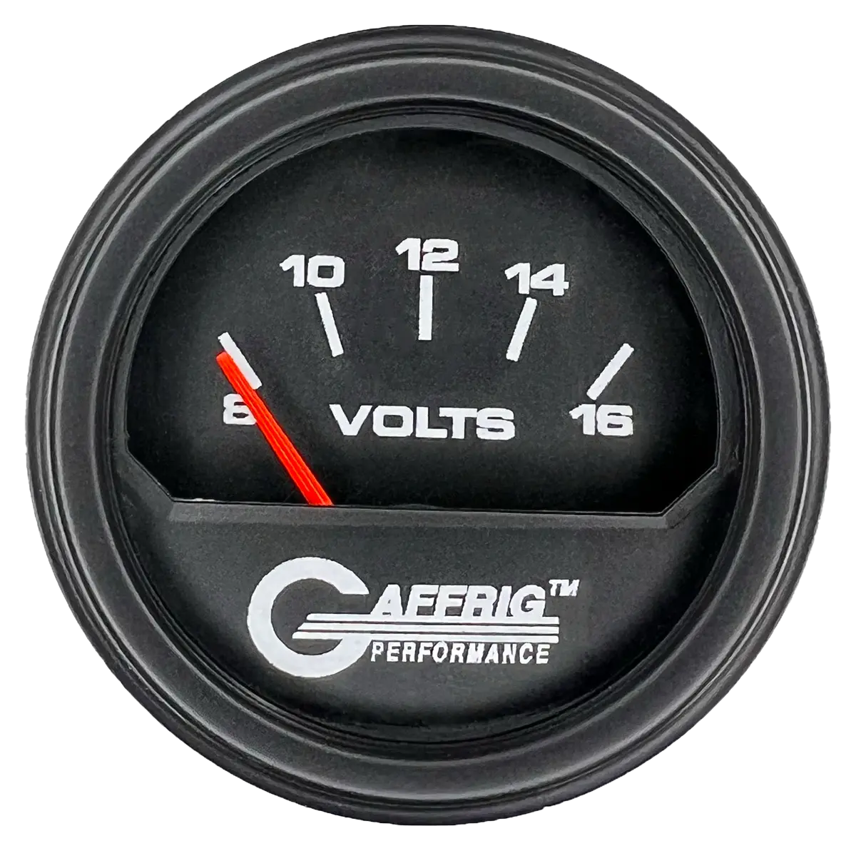 Gaffrig Part #195032 2 Inch Electric Voltmeter Marine Boat Gauge 8-16 Volt Black 9