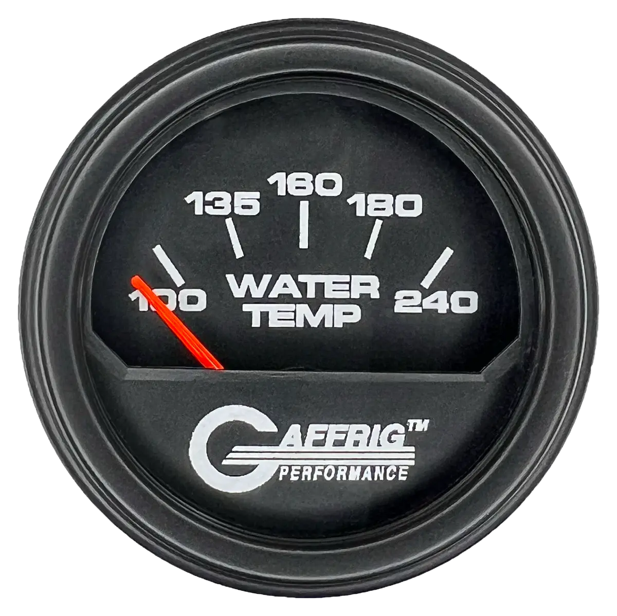 Gaffrig Part #195040 2 Inch Electric Water Temperature Marine Boat Gauge 100-240 F Black 9