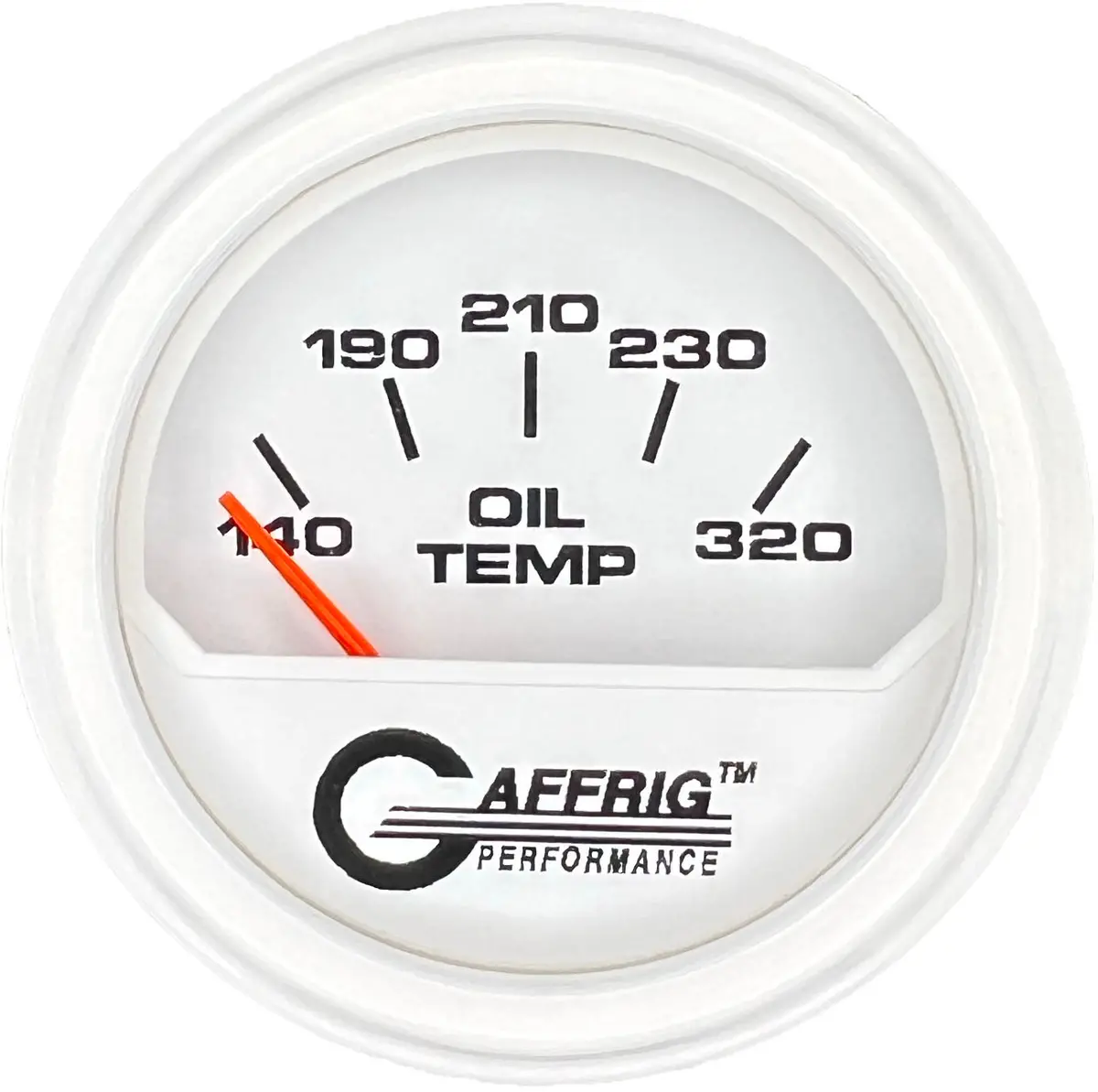 Gaffrig Part #195520 2 Inch Electric Oil Temperature Marine Boat Gauge 100-320 F White 13