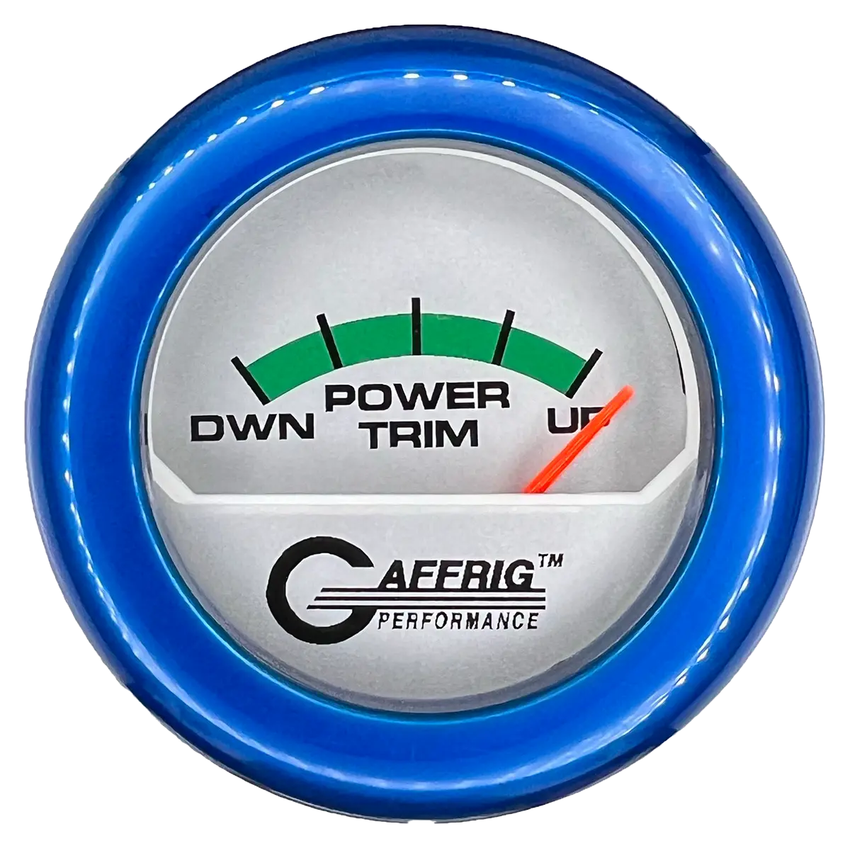 Gaffrig Part #195826 2 Inch Electric Trim Meter Mercury Marine Boat Gauge Platinum 3