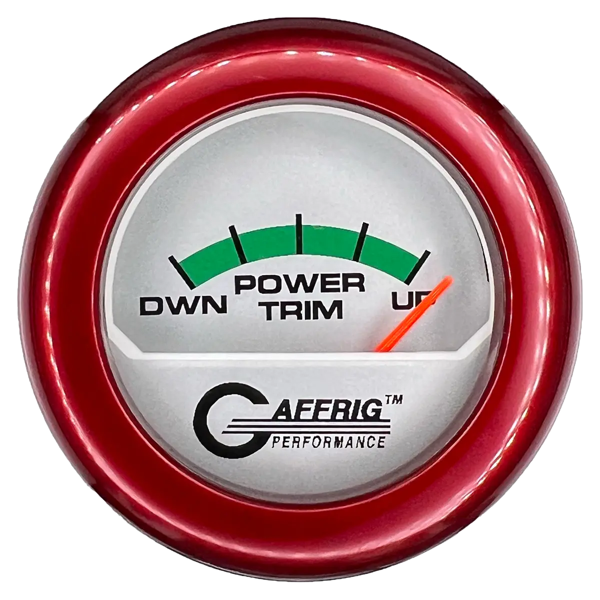 Gaffrig Part #195826 2 Inch Electric Trim Meter Mercury Marine Boat Gauge Platinum 5