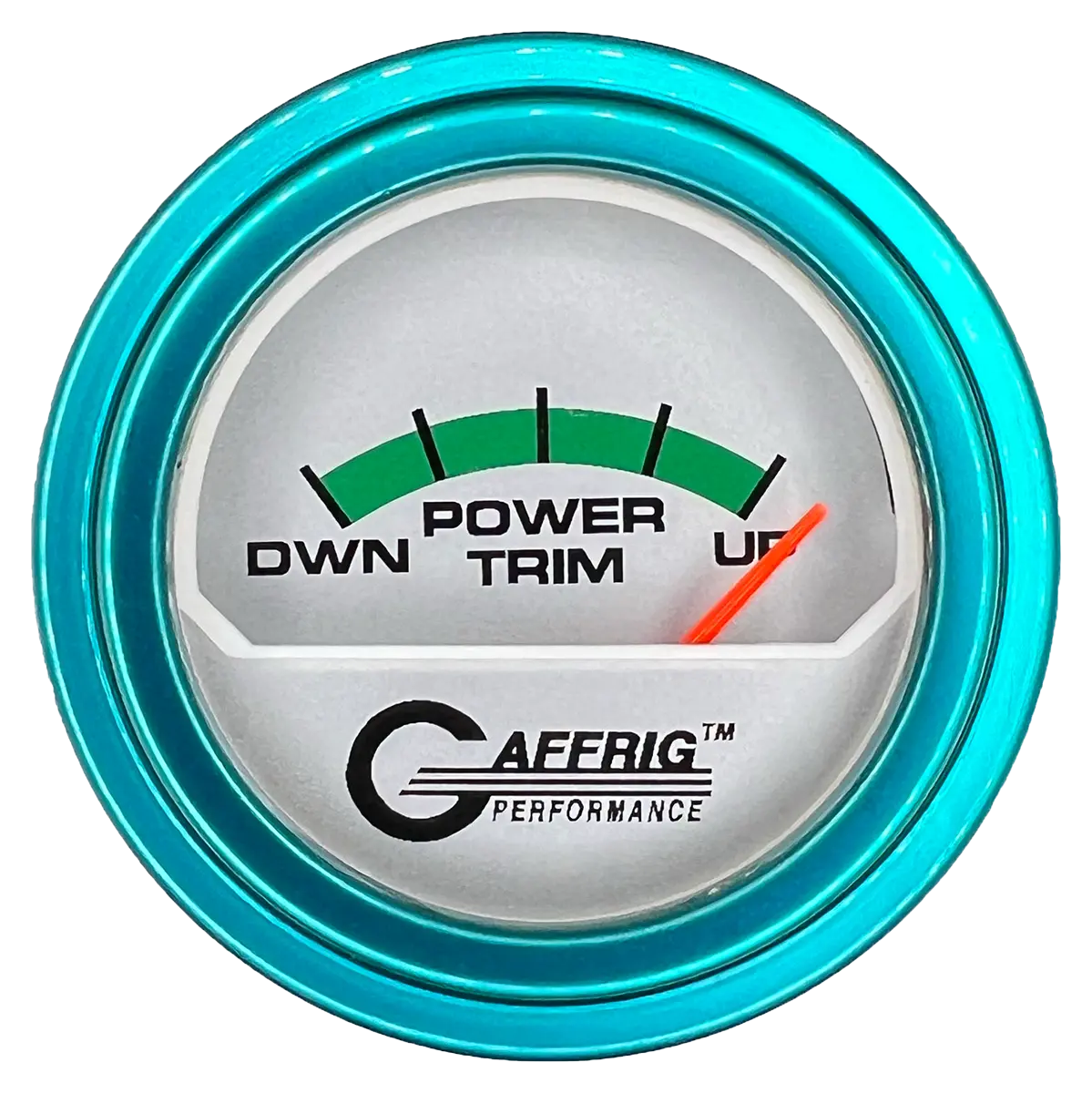 Gaffrig Part #195826 2 Inch Electric Trim Meter Mercury Marine Boat Gauge Platinum 6