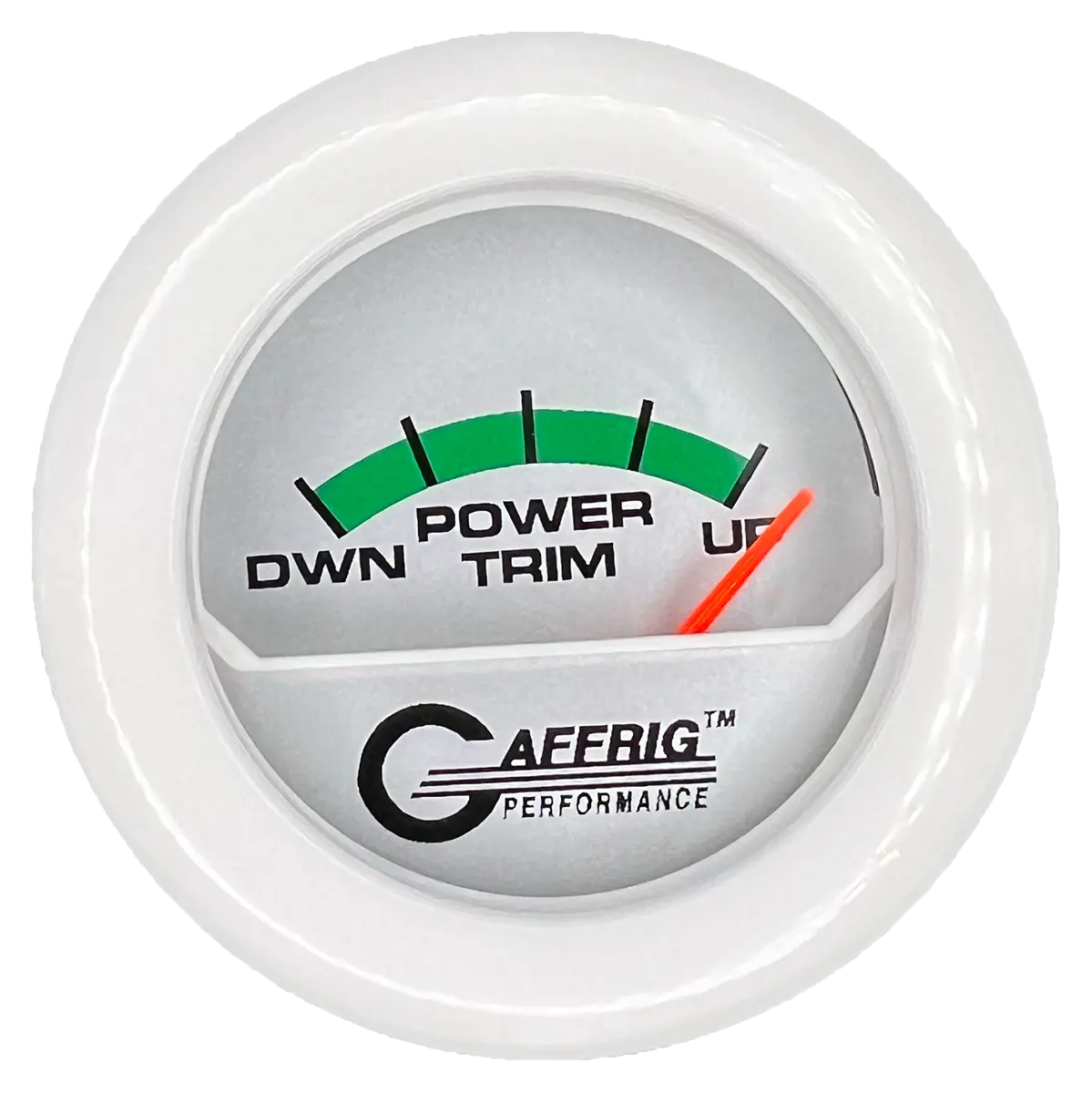 Gaffrig Part #195826 2 Inch Electric Trim Meter Mercury Marine Boat Gauge Platinum 15