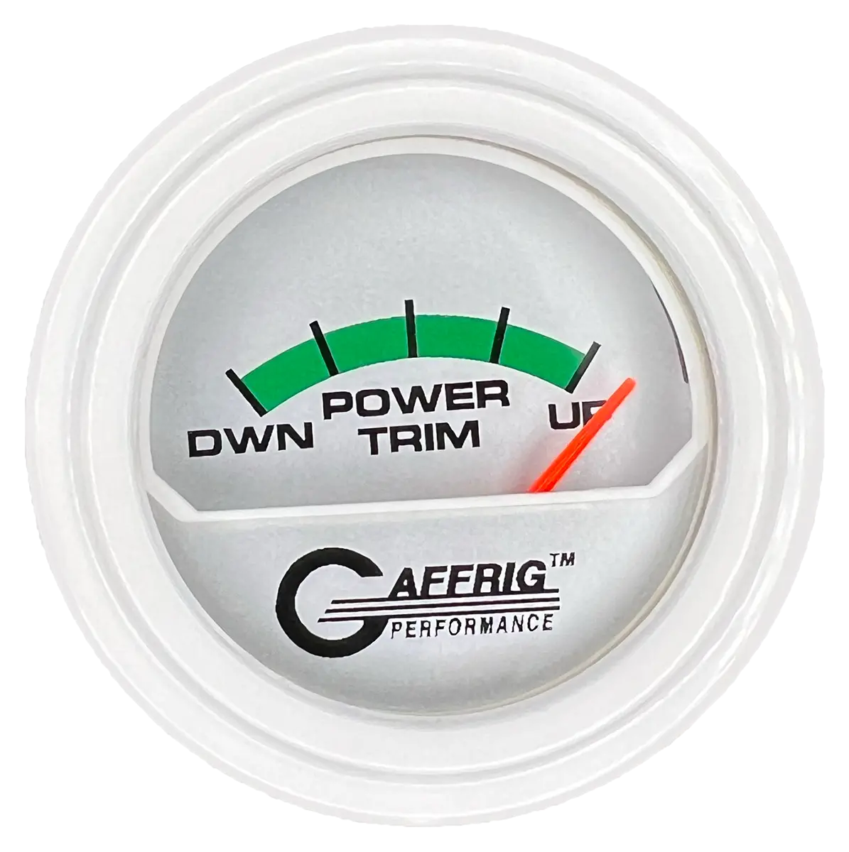 Gaffrig Part #195826 2 Inch Electric Trim Meter Mercury Marine Boat Gauge Platinum 14