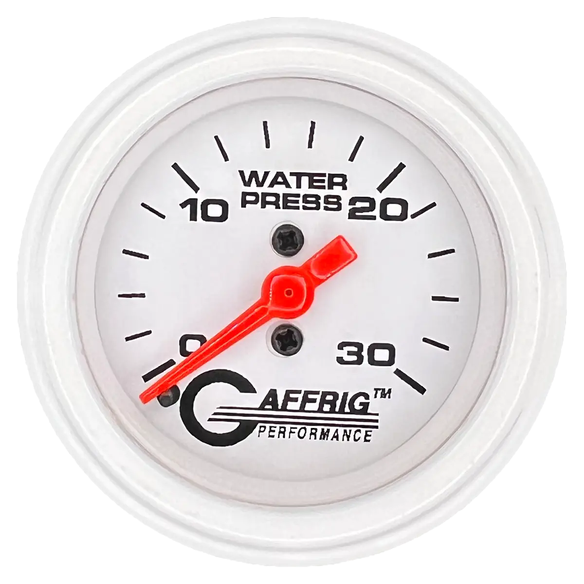 Gaffrig Part #196522 2 Inch Mechanical Water Pressure Marine Boat Gauge 0-30 Psi White 13
