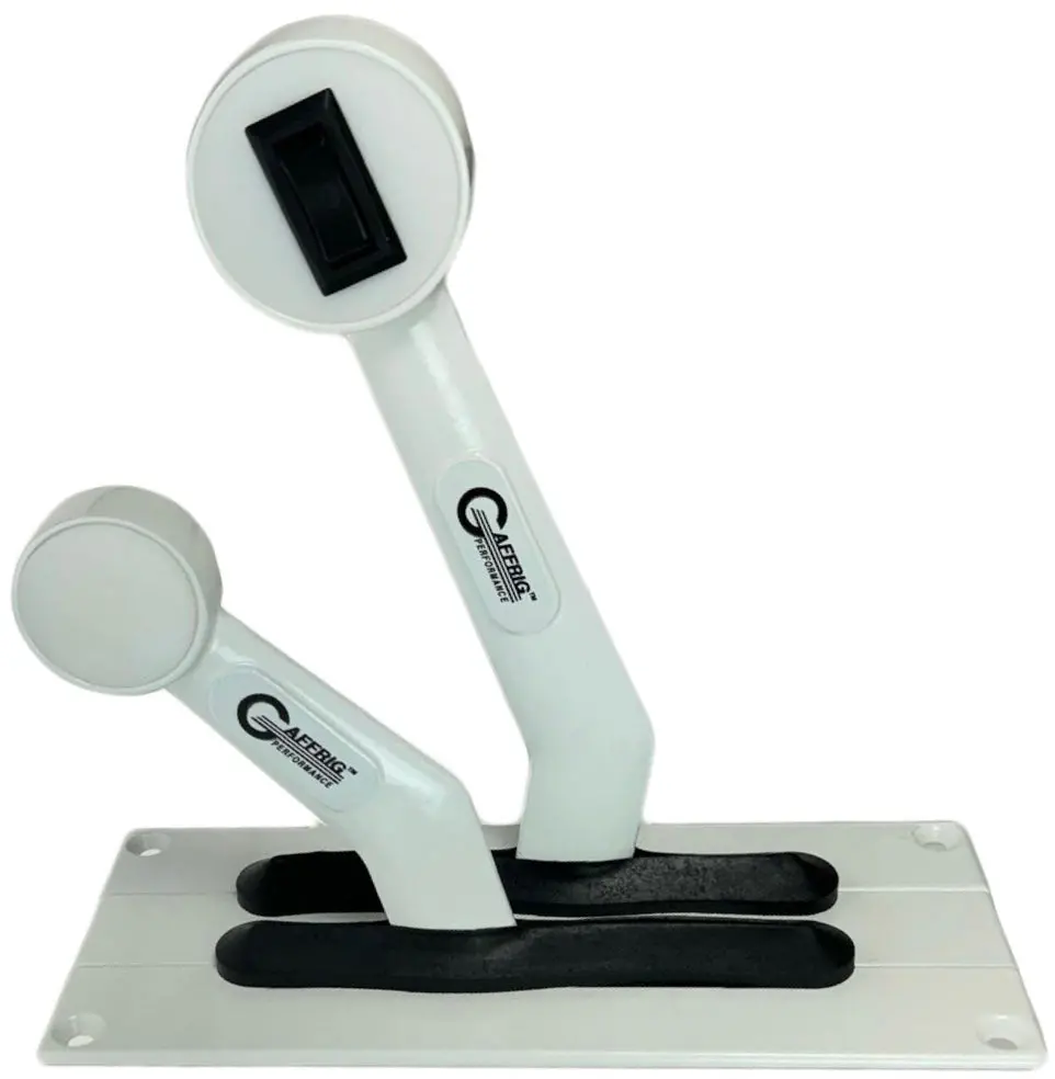 Gaffrig Model 3308 Dual-Handle Marine Control: Integrated Shift, Throttle, Toggle Switch, and LED Lighting
