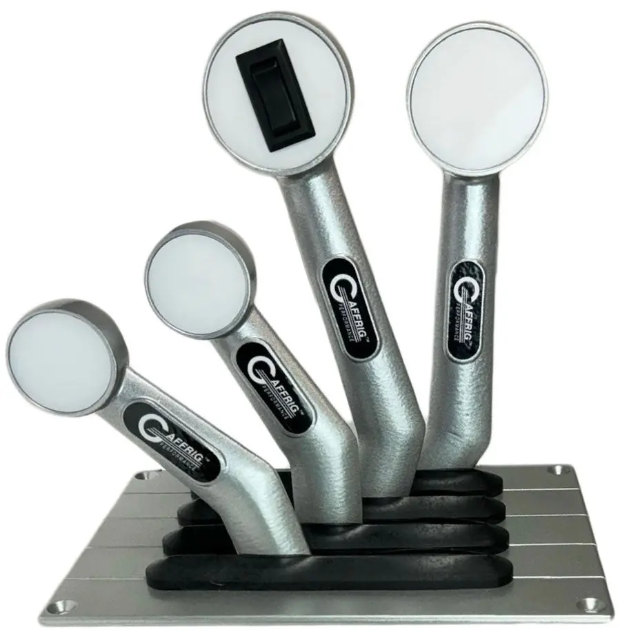 Gaffrig 3316 Four-Handle Marine Control: Dual Shift, Dual Throttle, Single Lighted Switch - Image 6