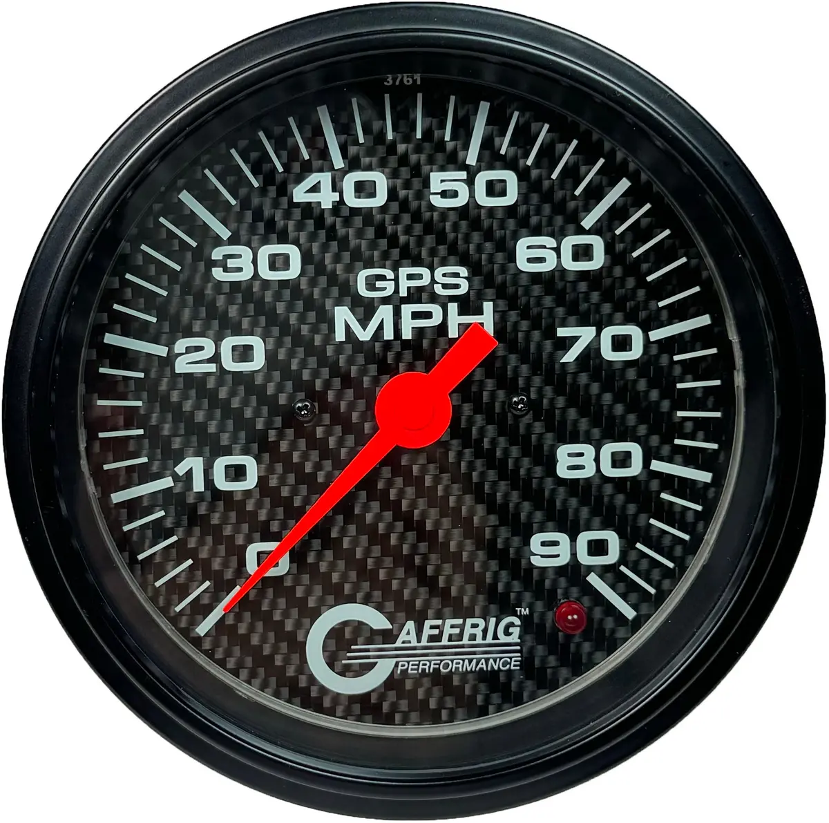Gaffrig Part #4047 4 5/8 Inch Gps Analog 90 Mph Speedometer Marine Boat Gauge Head Only Carbon Fiber 1