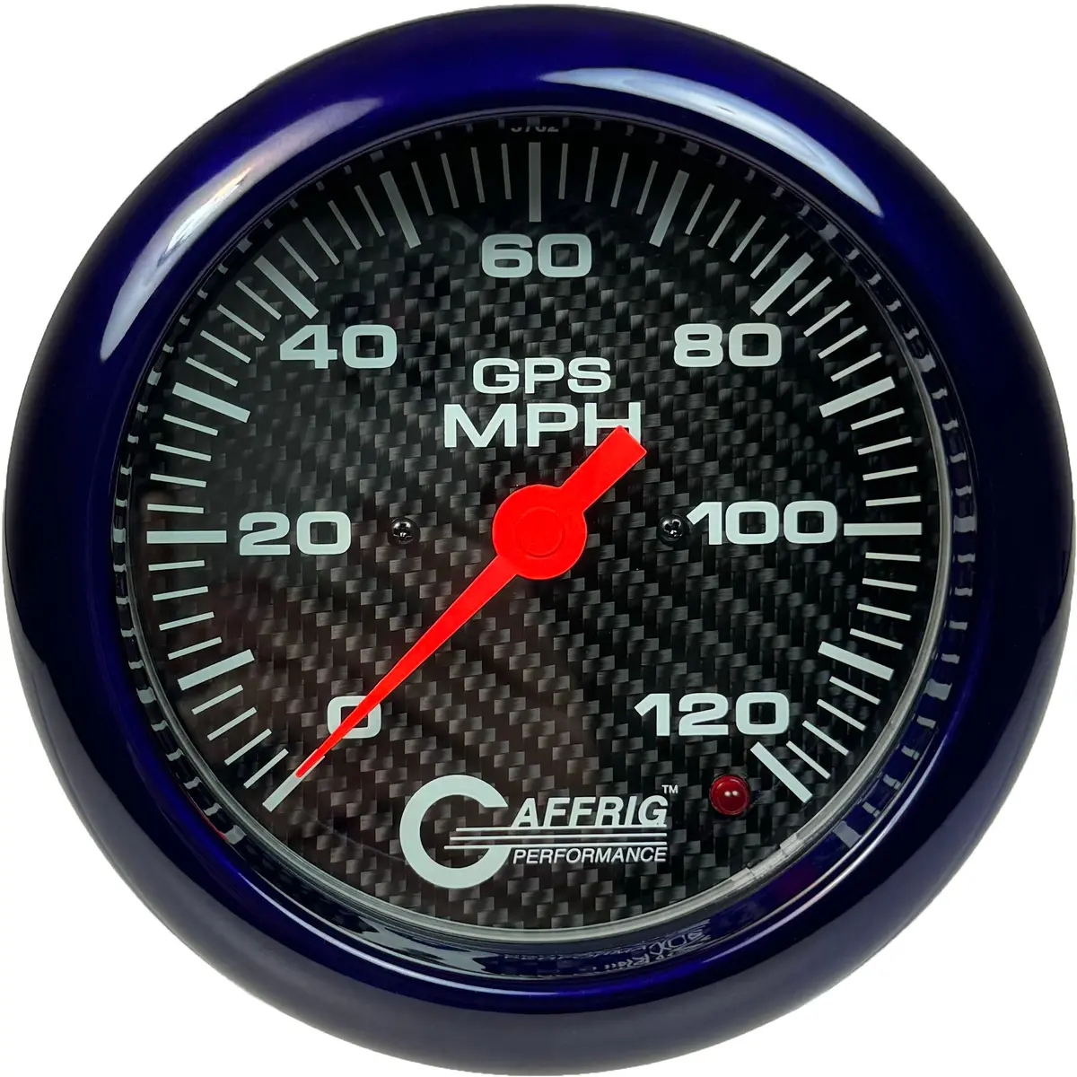 Gaffrig Part #4049 4 5/8 Inch Gps Analog 120 Mph Speedometer Marine Boat Gauge Head Only Carbon Fiber 5
