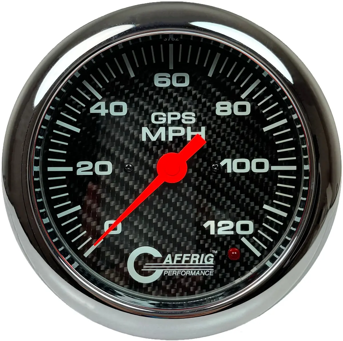 Gaffrig Part #4049 4 5/8 Inch Gps Analog 120 Mph Speedometer Marine Boat Gauge Head Only Carbon Fiber 9