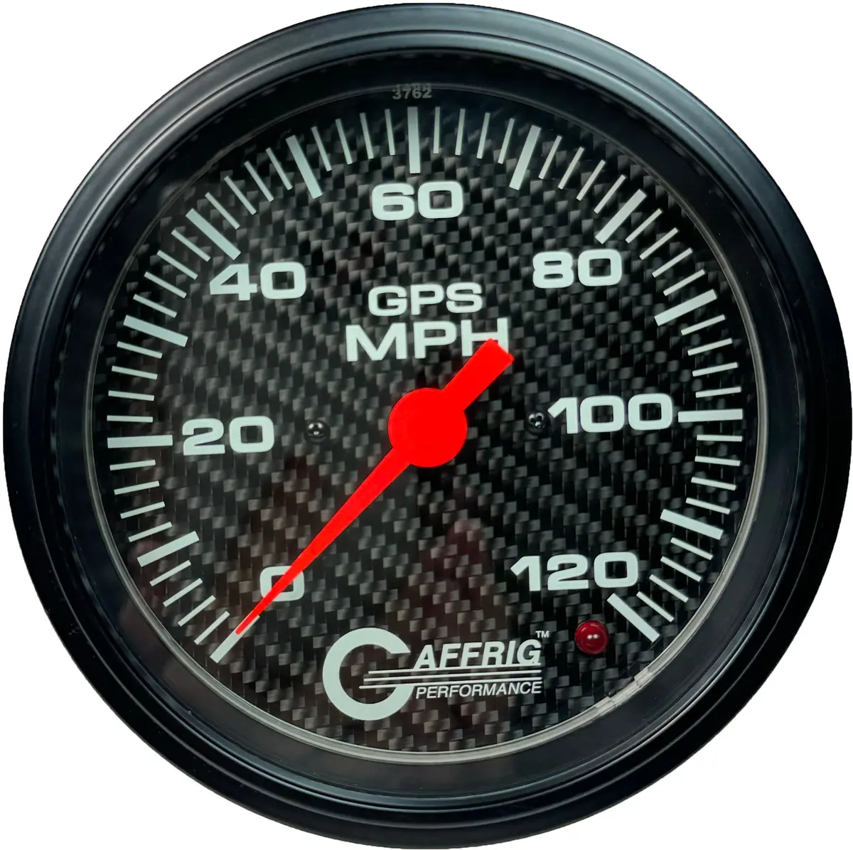 Gaffrig Part #4049 4 5/8 Inch Gps Analog 120 Mph Speedometer Marine Boat Gauge Head Only Carbon Fiber 1