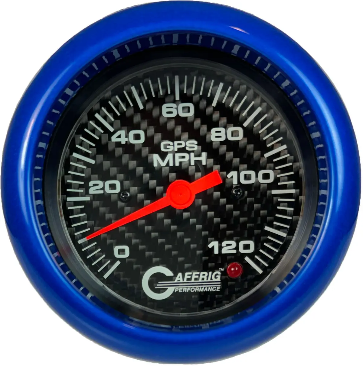 Gaffrig Part #4055 3 3/8 Inch Gps Analog 120 Mph Speedometer Marine Boat Gauge Head Only Carbon Fiber 3