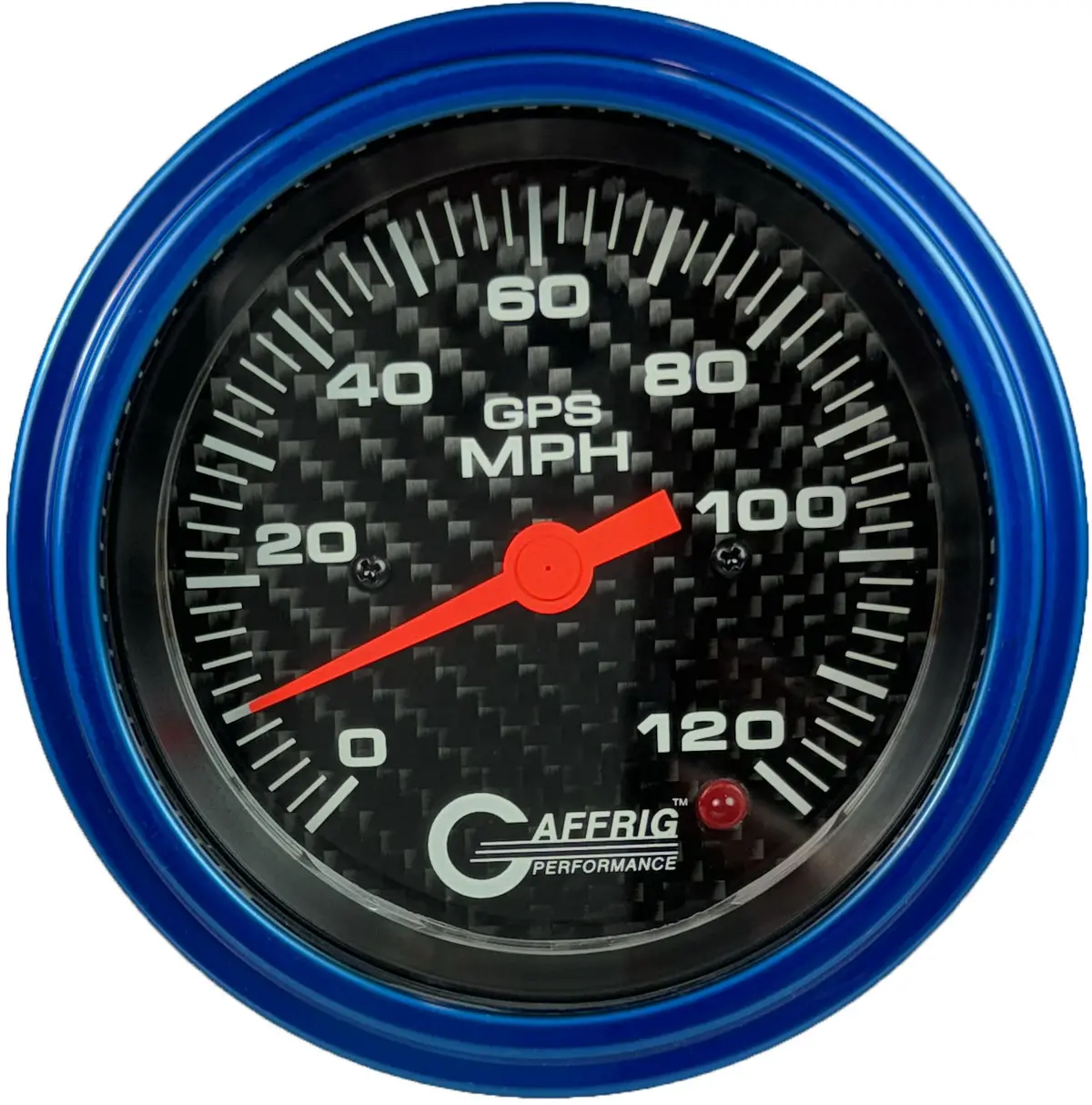 Gaffrig Part #4055 3 3/8 Inch Gps Analog 120 Mph Speedometer Marine Boat Gauge Head Only Carbon Fiber 2